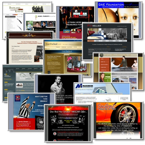 A Sampling of Websites Built by Ron